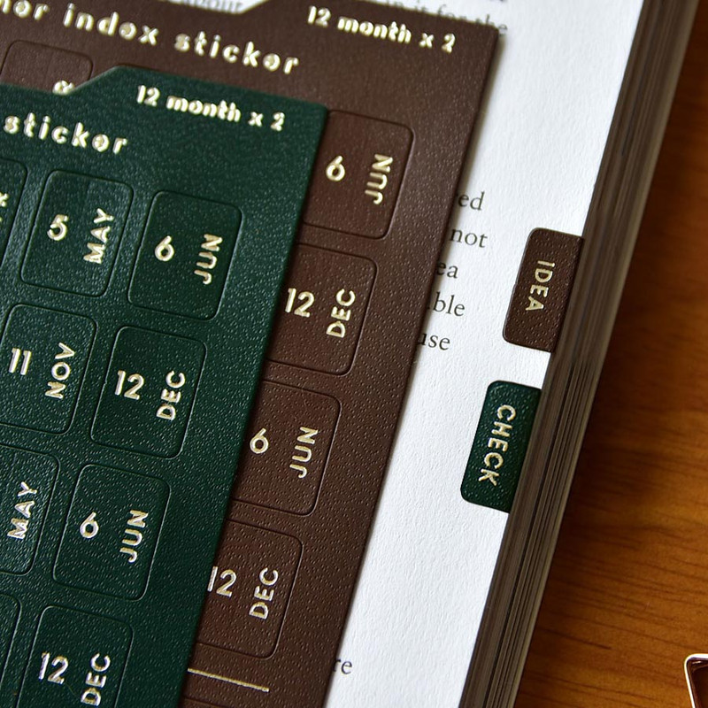 Silver Foil - Plepic Hidden Inner Index Stickers with Silver Foil