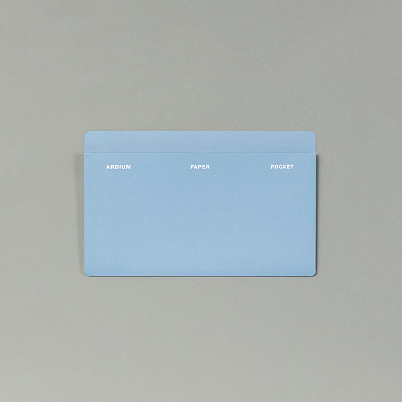 Blue - Self-Adhesive Paper Pocket Storage Sleeve