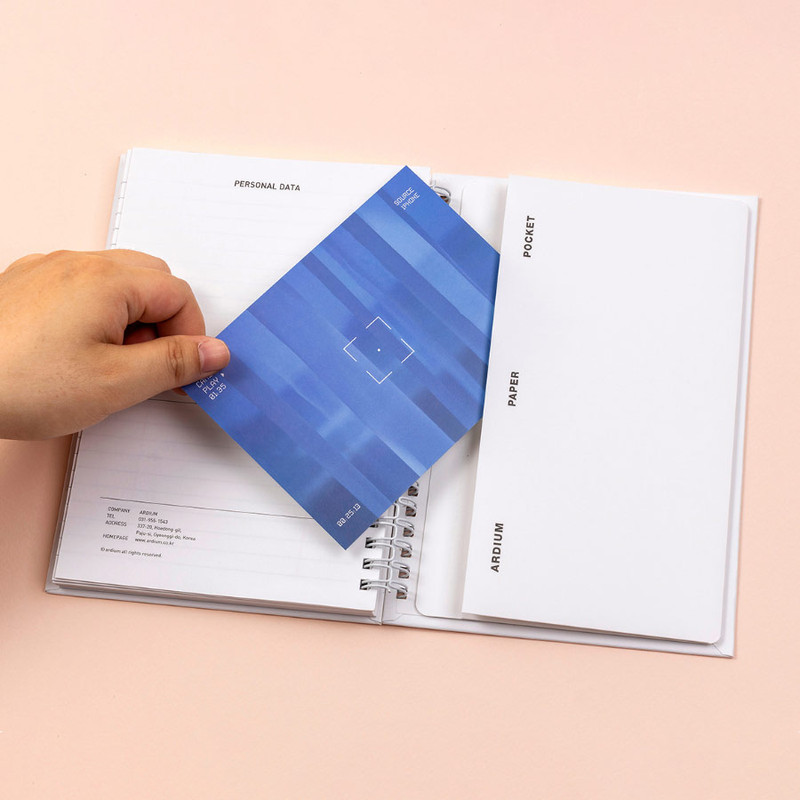 Usage example - Self-Adhesive Paper Pocket Storage Sleeve
