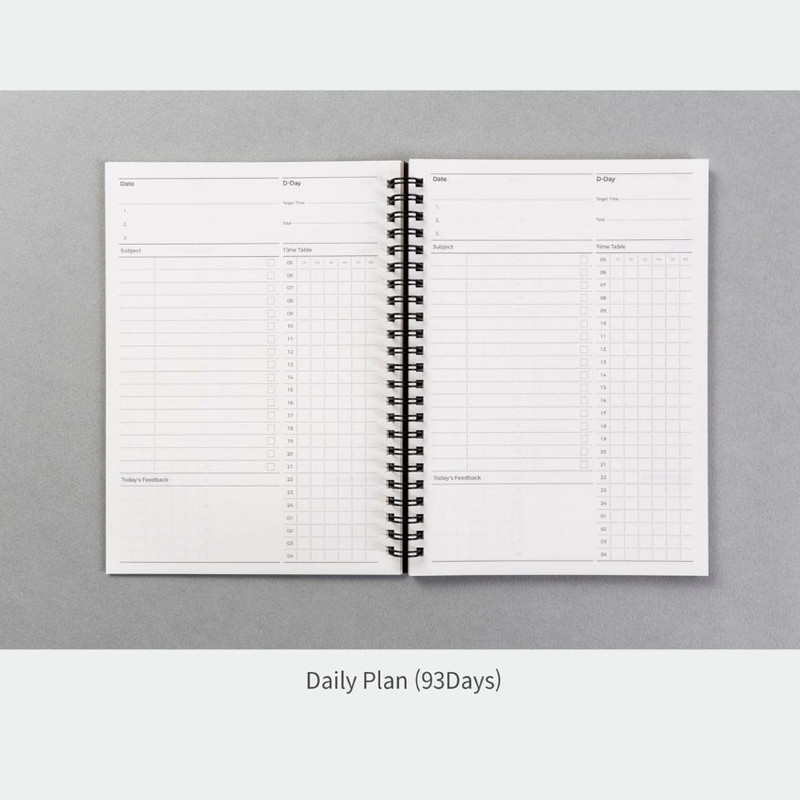 Daily Plan - Ardium 1440 Large 3 Months Undated Daily Study Planner
