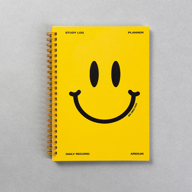 Yellow - Ardium Study Log 3 Months Undated Daily Study Planner