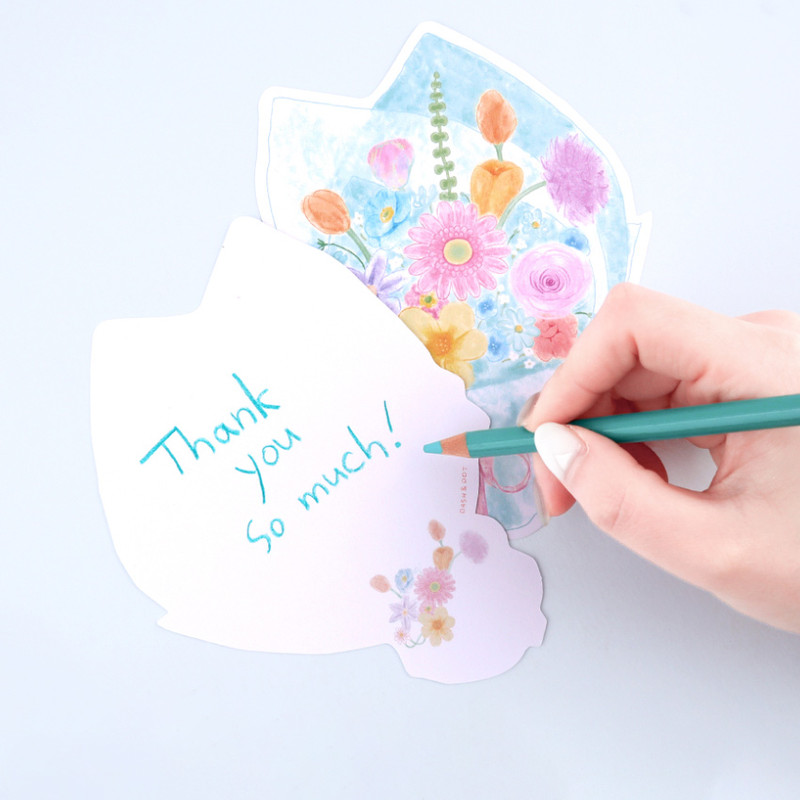 Dash and Dot Cozy Illustrated Die-Cut Mini Card