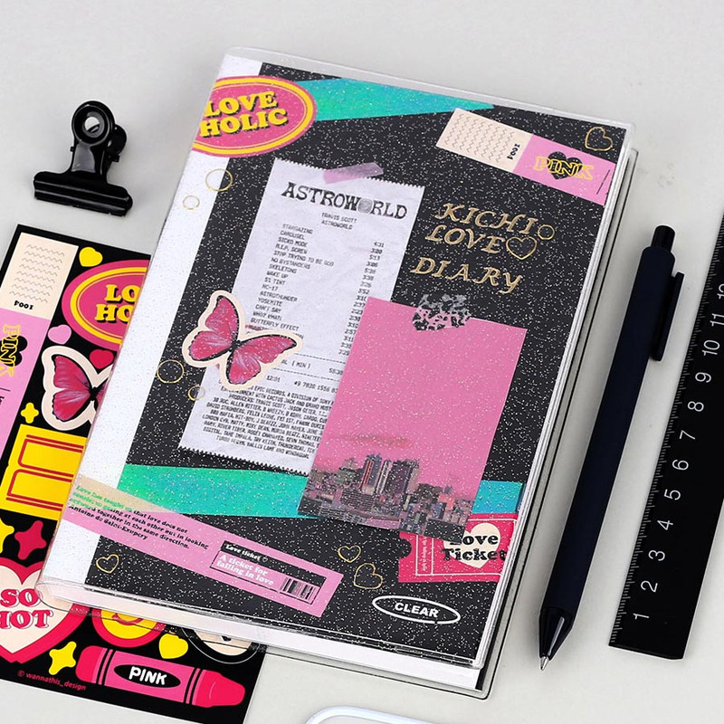 Usage example of Wanna This Color Object Removable Decorative Sticker Pack