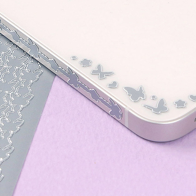 Easy-to-cut Stickers - Wanna This Drop Line Butterfly Sticker Set