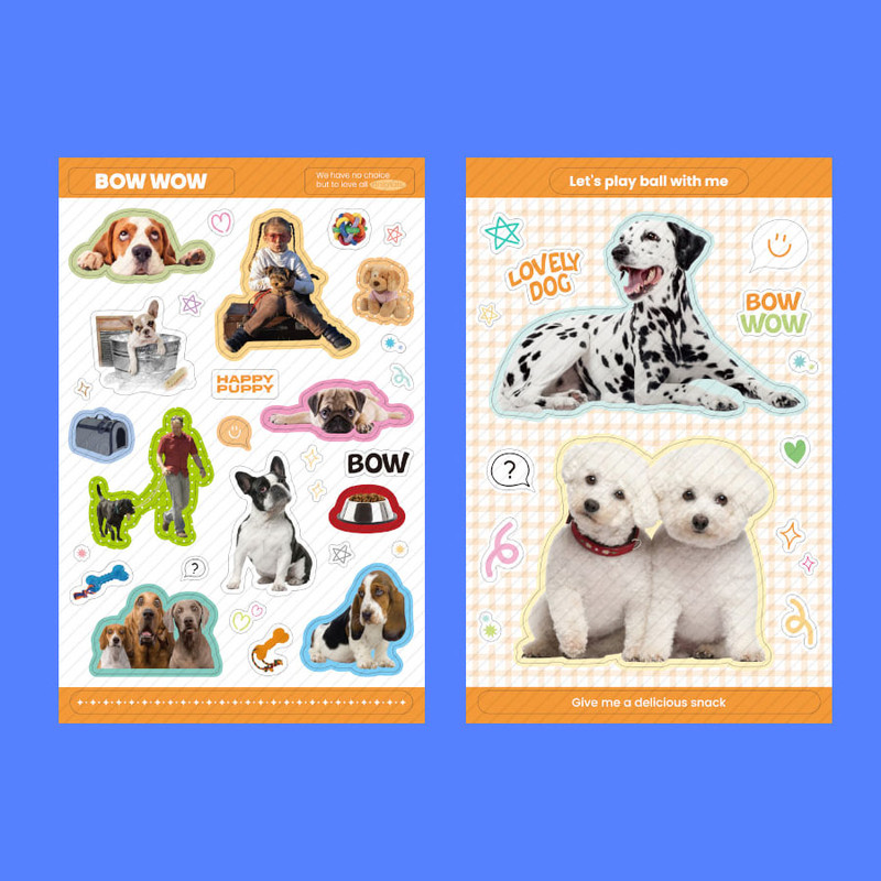 Pack of 6 Sheets - Wanna This Roommate Object Removable Sticker Pack