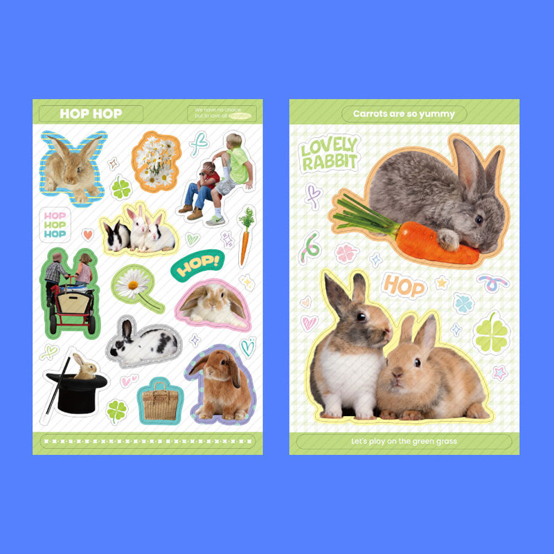Pack of 6 Sheets - Wanna This Roommate Object Removable Sticker Pack