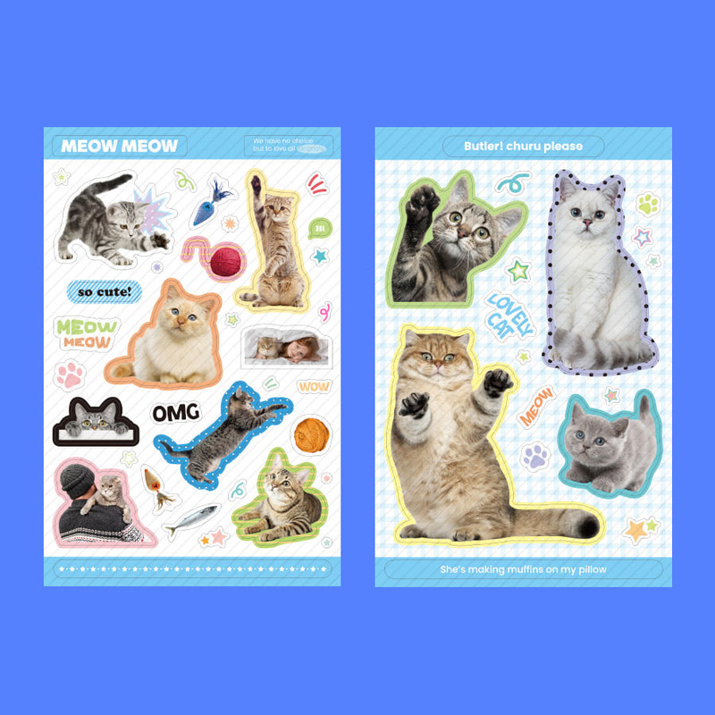 Pack of 6 Sheets - Wanna This Roommate Object Removable Sticker Pack