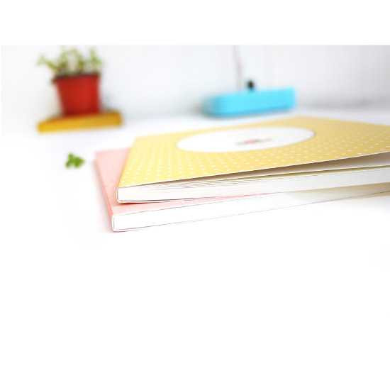 Dash and Dot Flower lined notebook