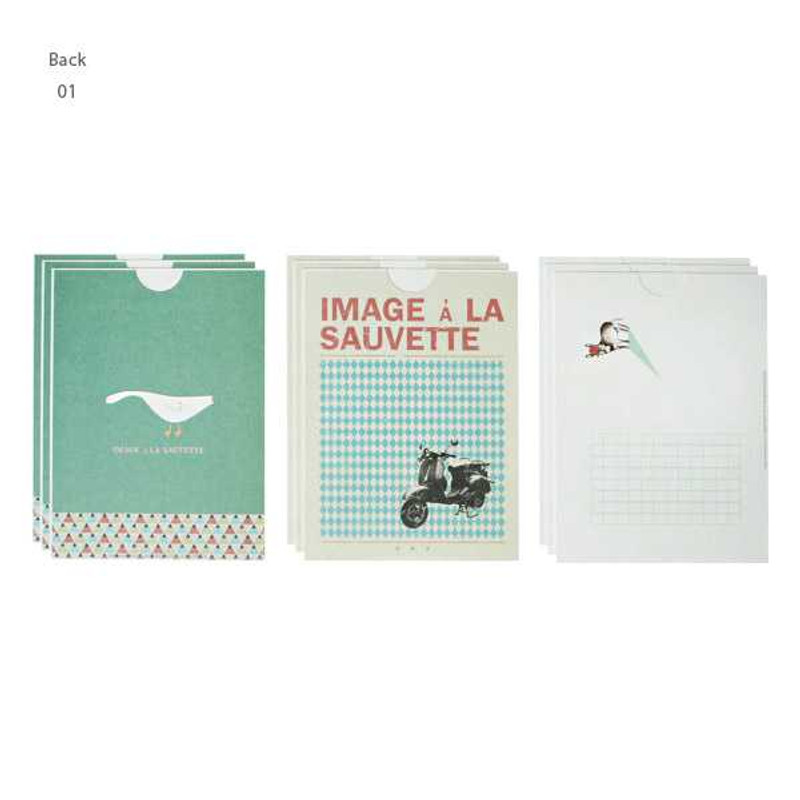 Moods&Views 3X5 design paper photo frame set