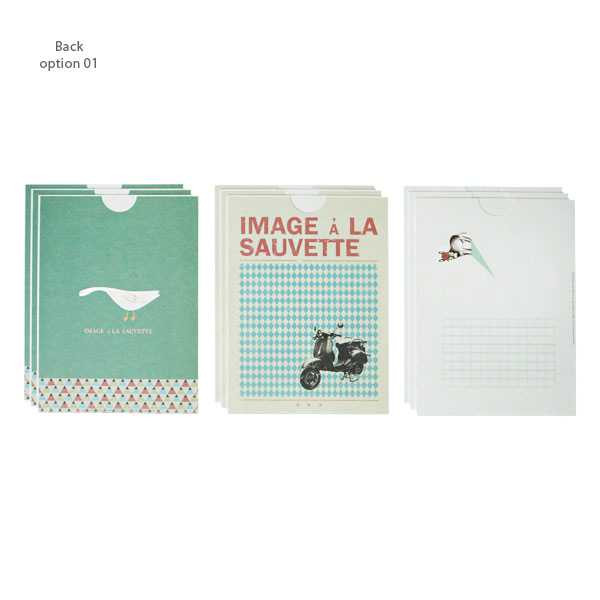 Moods&Views 4X6 design paper photo frame set