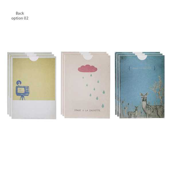 Moods&Views 4X6 design paper photo frame set