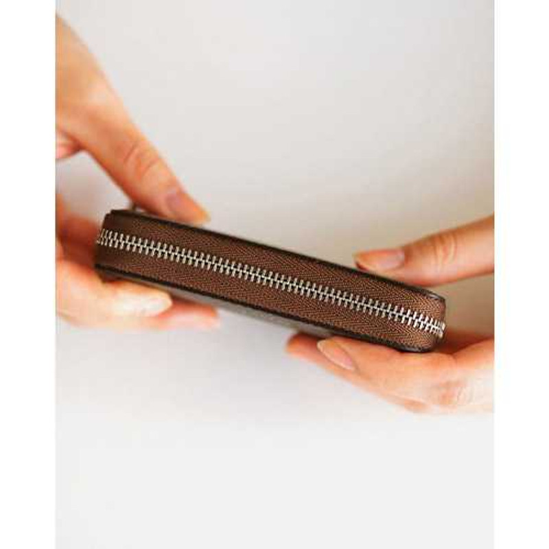 Invite.L Putignano leather zipper card pouch case