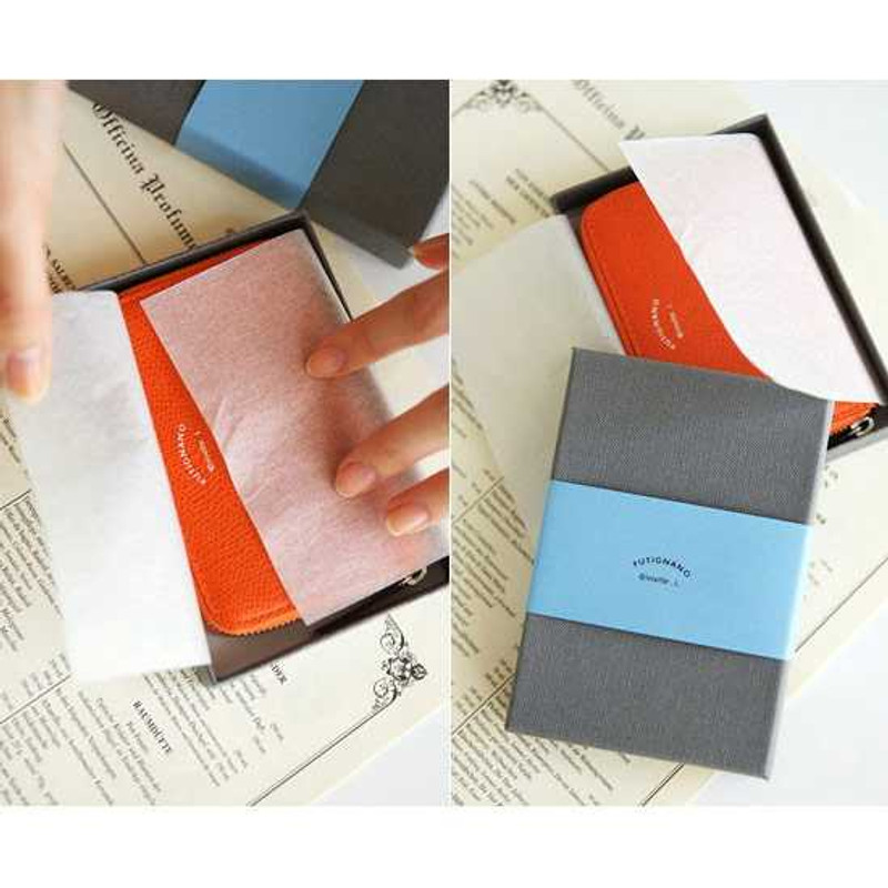 Invite.L Putignano leather zipper card pouch case