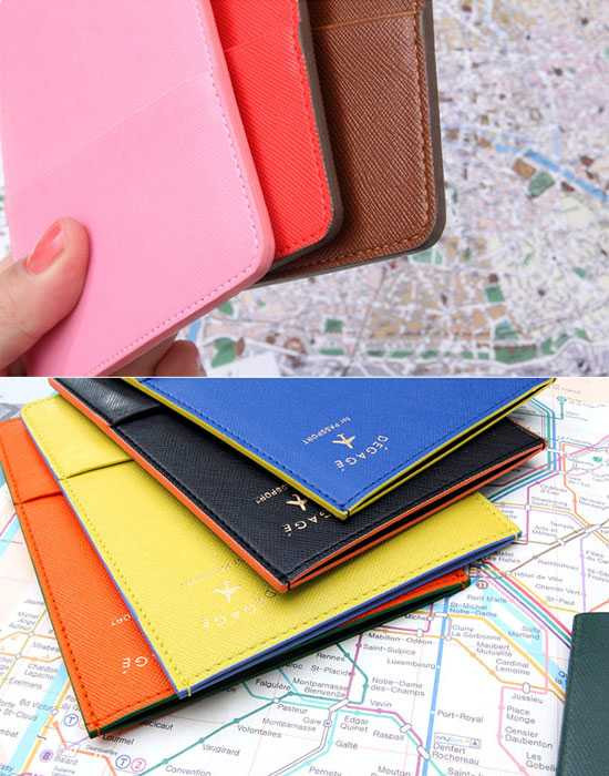 Gunmangzeung RFID blocking flat pocket passport case