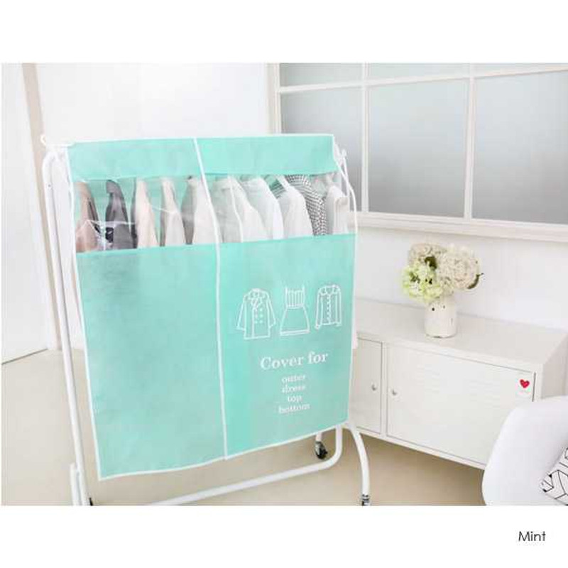UIT Clothes Suit Garment Storage Bags dust proof cover - Pastel color