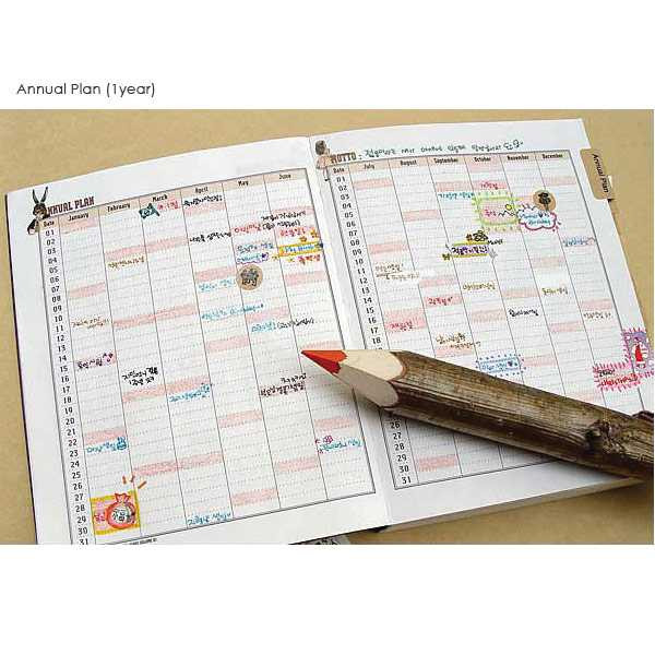 7321 Design Alice's hardcover diary scheduler