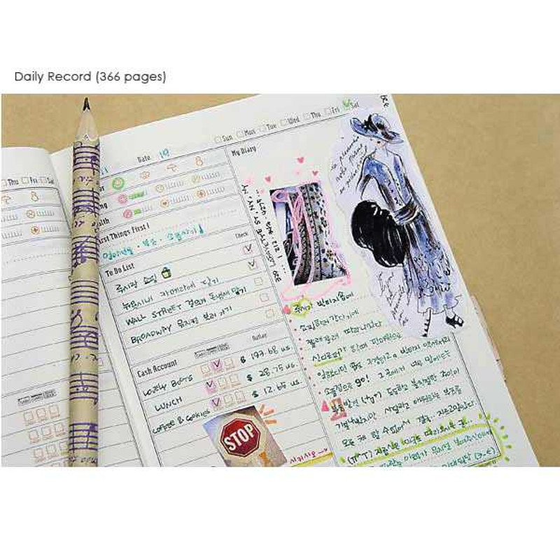 7321 Design Alice's hardcover diary scheduler