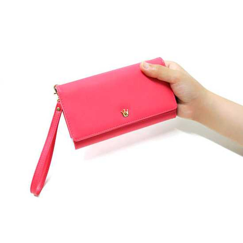 Donbook Handmade crown smartphone wallet pouch G with Strap