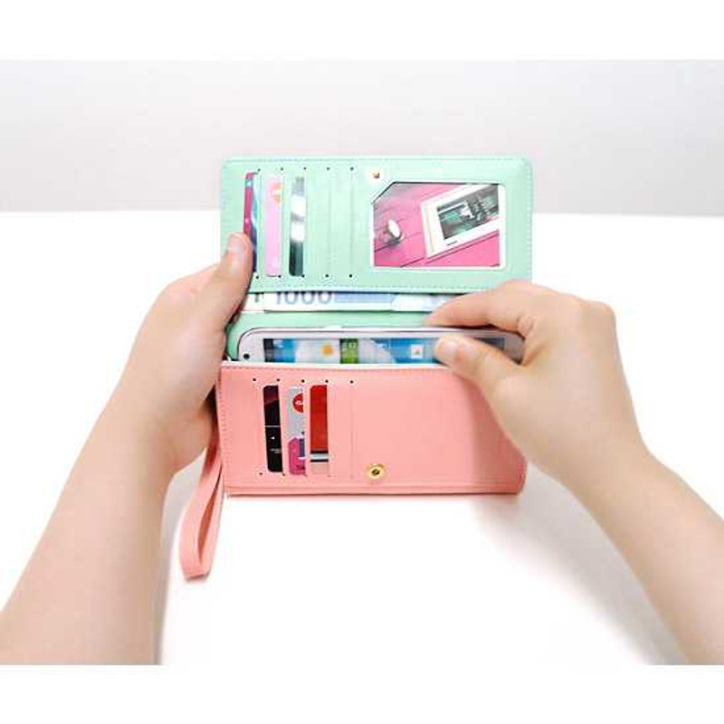 Donbook Handmade crown smartphone wallet pouch G with Strap
