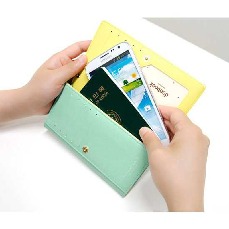 Donbook Handmade crown smartphone wallet pouch G with Strap