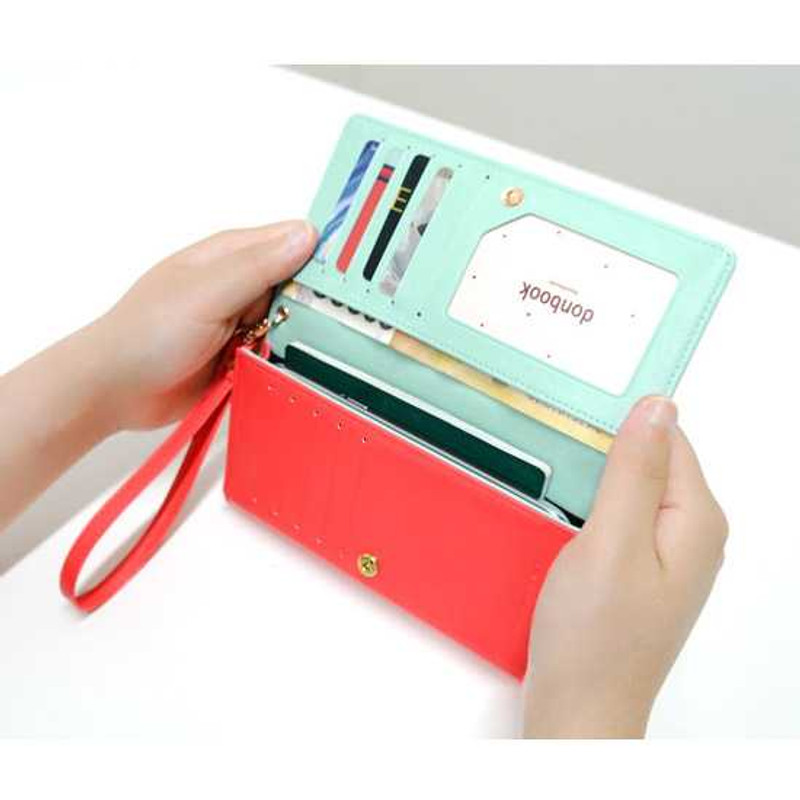 Donbook Handmade crown smartphone wallet pouch G with Strap