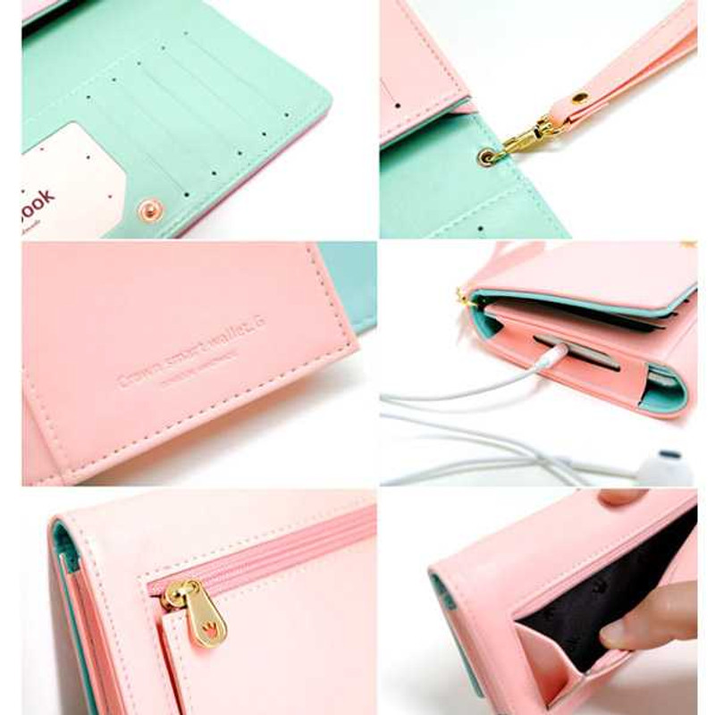 Donbook Handmade crown smartphone wallet pouch G with Strap