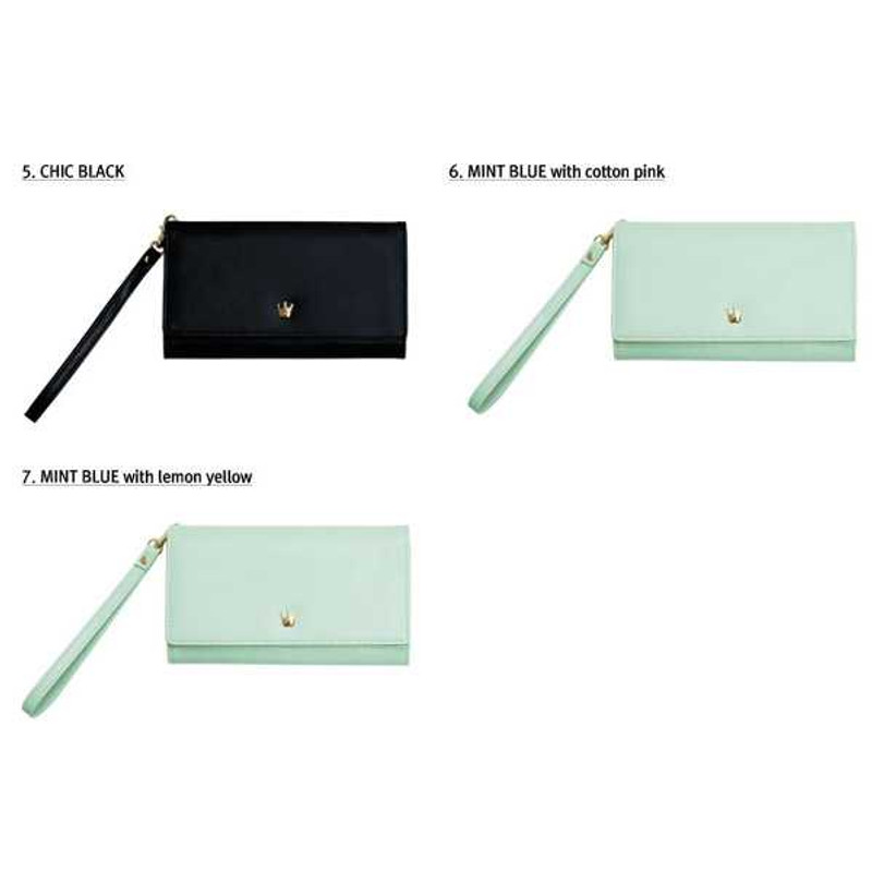Donbook Handmade crown smartphone wallet pouch G with Strap