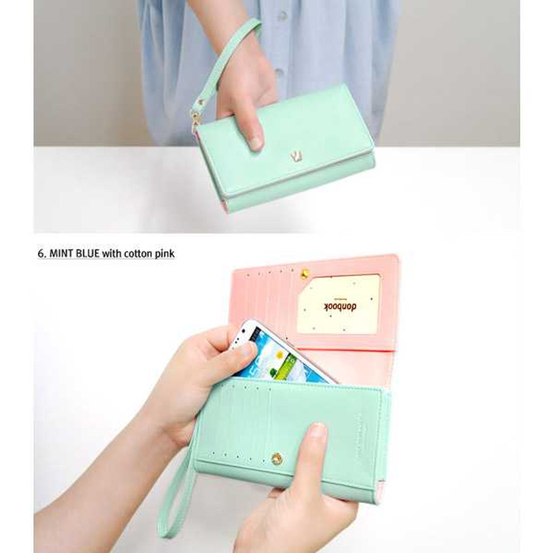 Donbook Handmade crown smartphone wallet pouch G with Strap