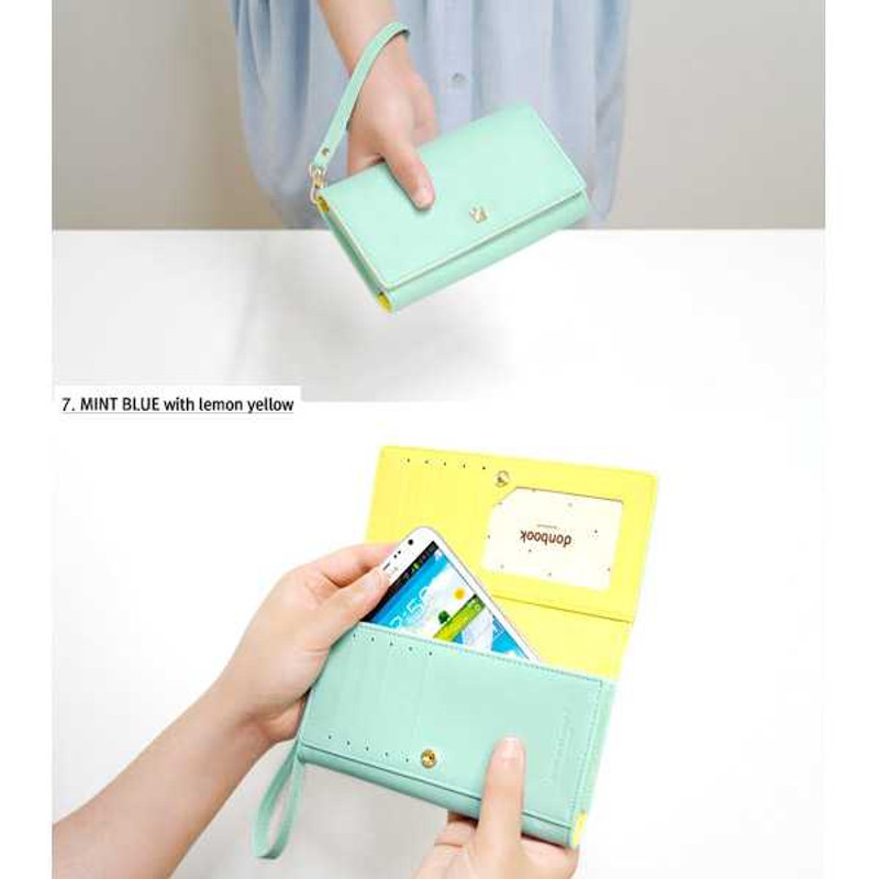 Donbook Handmade crown smartphone wallet pouch G with Strap