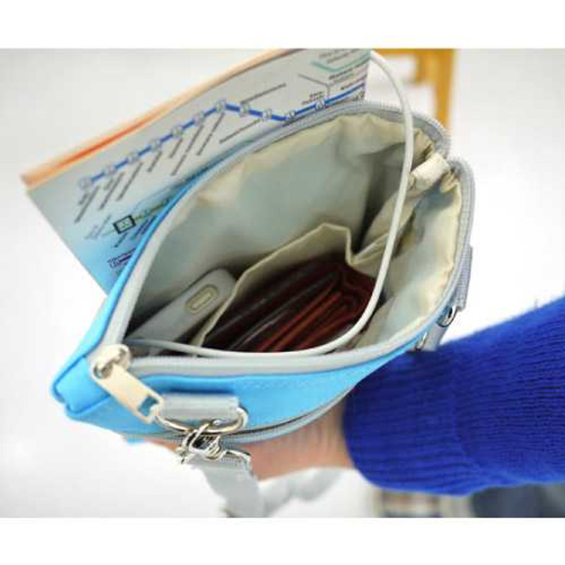 Dash and Dot Take a trip two tone shoulder bag Dash and Dot Take a trip two tone shoulder bag