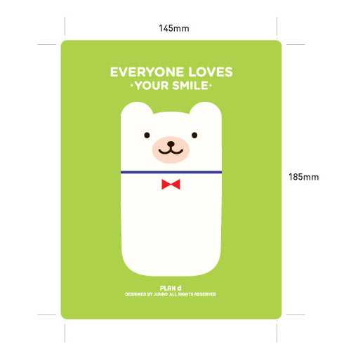 PlanD Everyone loves non-slip mouse pad