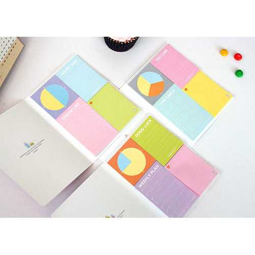 PlanD Make a plan Sticky memo notes 120 sheets