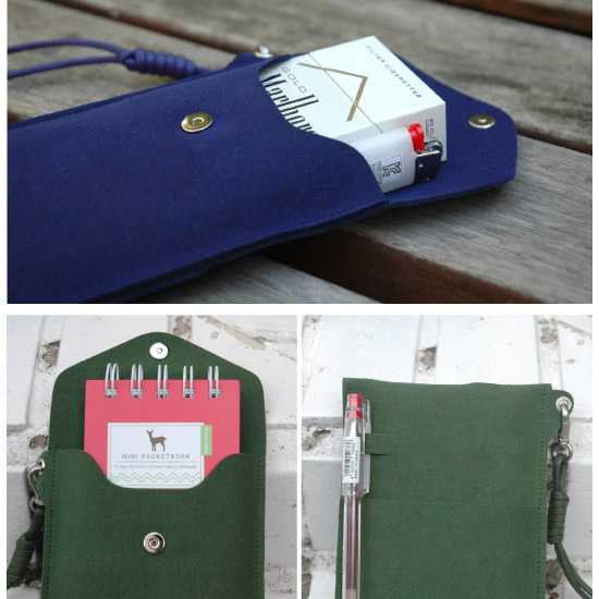 WM Soft chamude smartphone strap pouch case