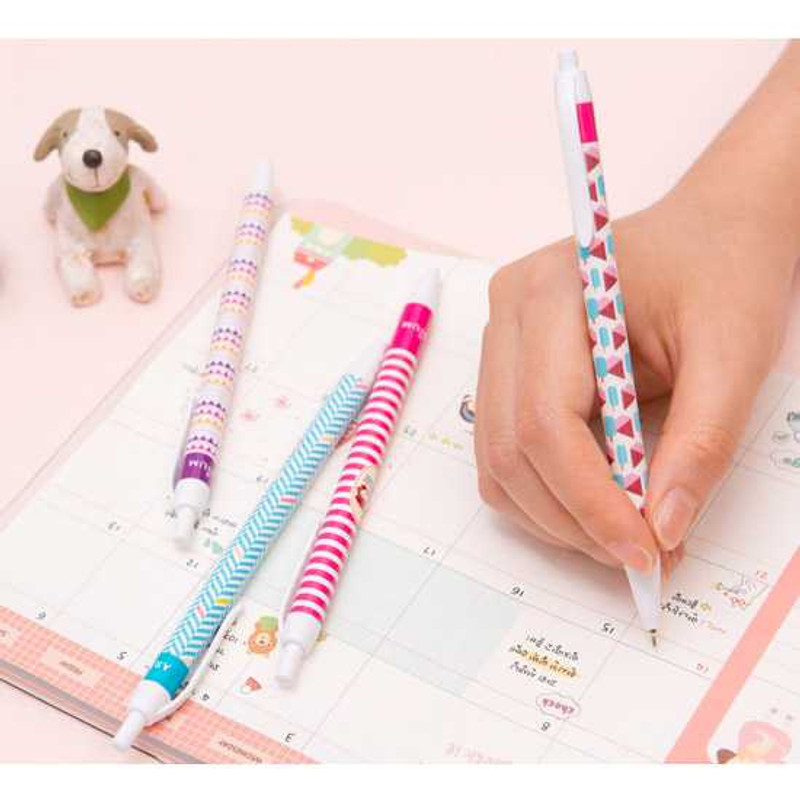 Ardium Colorful pattern black ballpoint pen 0.38mm Ardium Colorful pattern black ballpoint pen 0.38mm