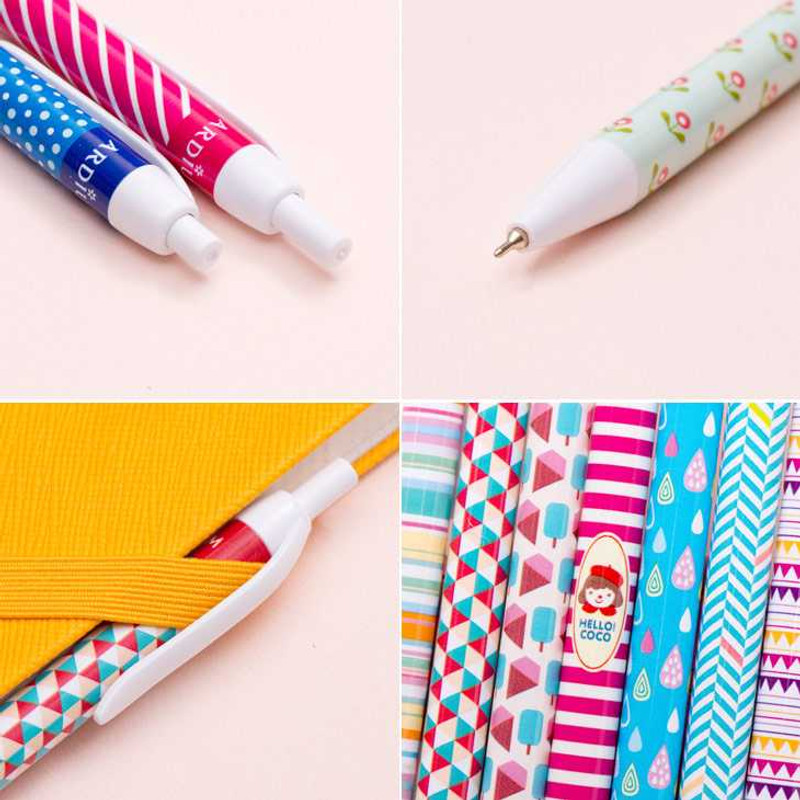 Ardium Colorful pattern black ballpoint pen 0.38mm Ardium Colorful pattern black ballpoint pen 0.38mm