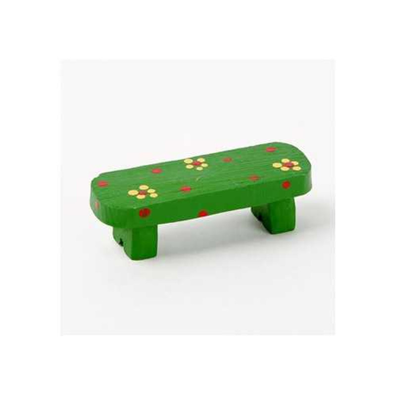 Dailylike Decorative cute resin chair green bench Dailylike Decorative cute resin chair green bench