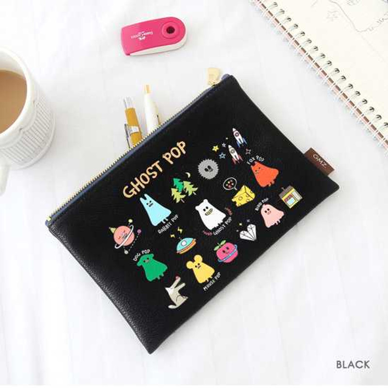 Gunmangzeung Ghost pop cute illustration zipper pouch M Gunmangzeung Ghost pop cute illustration zipper pouch M