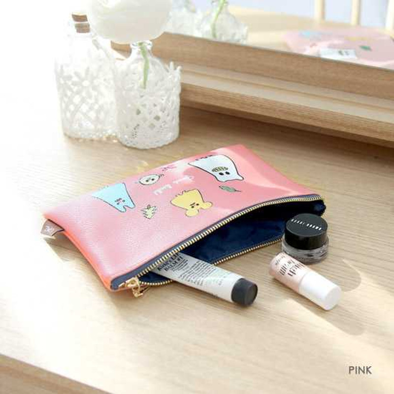 Gunmangzeung Ghost pop cute illustration zipper pouch M Gunmangzeung Ghost pop cute illustration zipper pouch M