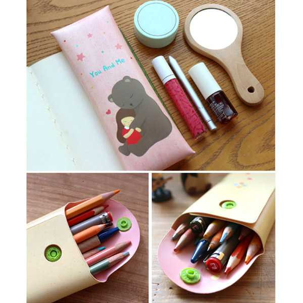 N.IVY Maumgirl danwool folding pencil case