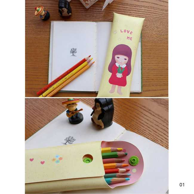 N.IVY Maumgirl danwool folding pencil case