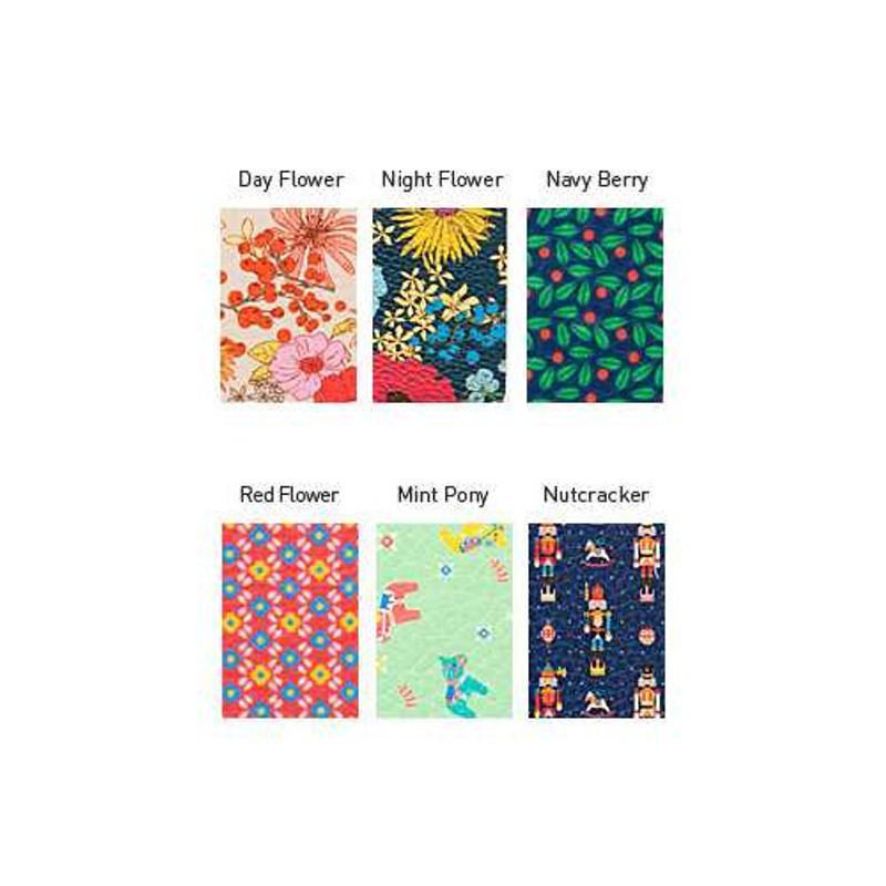 Ardium Flower pattern slim zipper pencil case