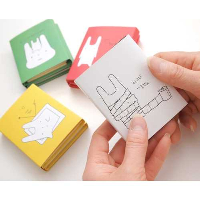 2young Cute rabbit folding sticky memo note set ver.2 2young Cute rabbit folding sticky memo note set ver.2