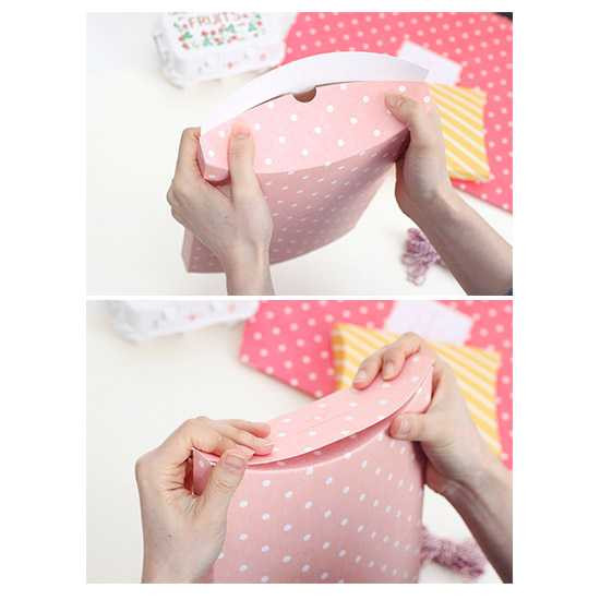 Livework Patterned gift paper bag medium set of 4 styles ver.2