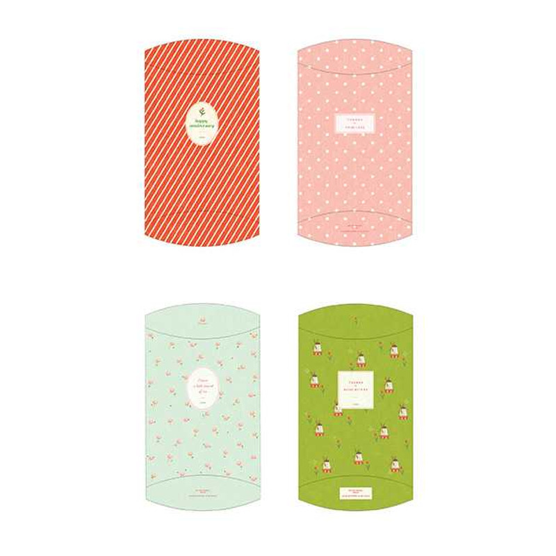 Livework Patterned gift paper bag medium set of 4 styles ver.2