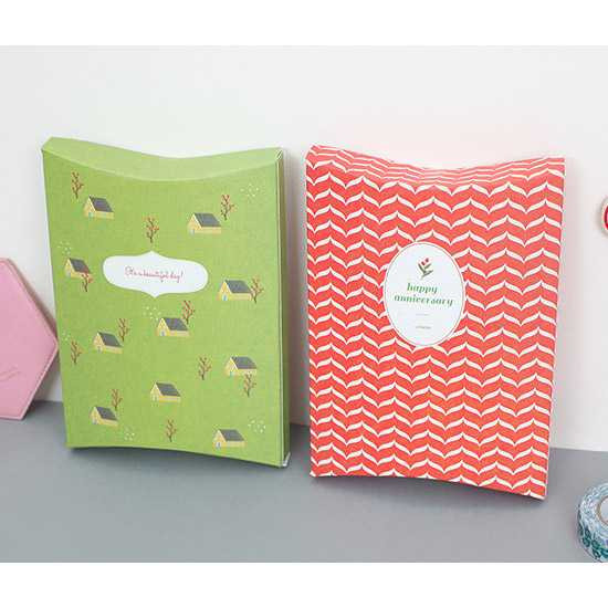 Livework Patterned gift paper bag small set of 8 styles ver.2