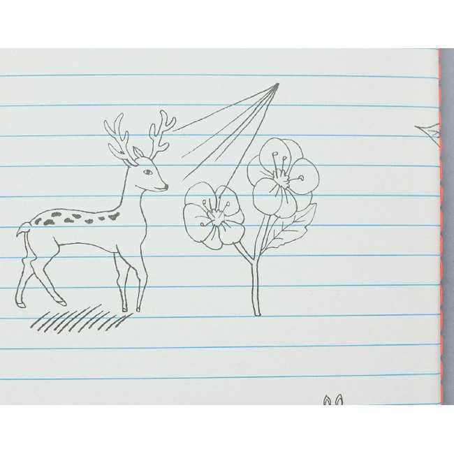 Oohlala Aurore doodle class A5 lined notebook