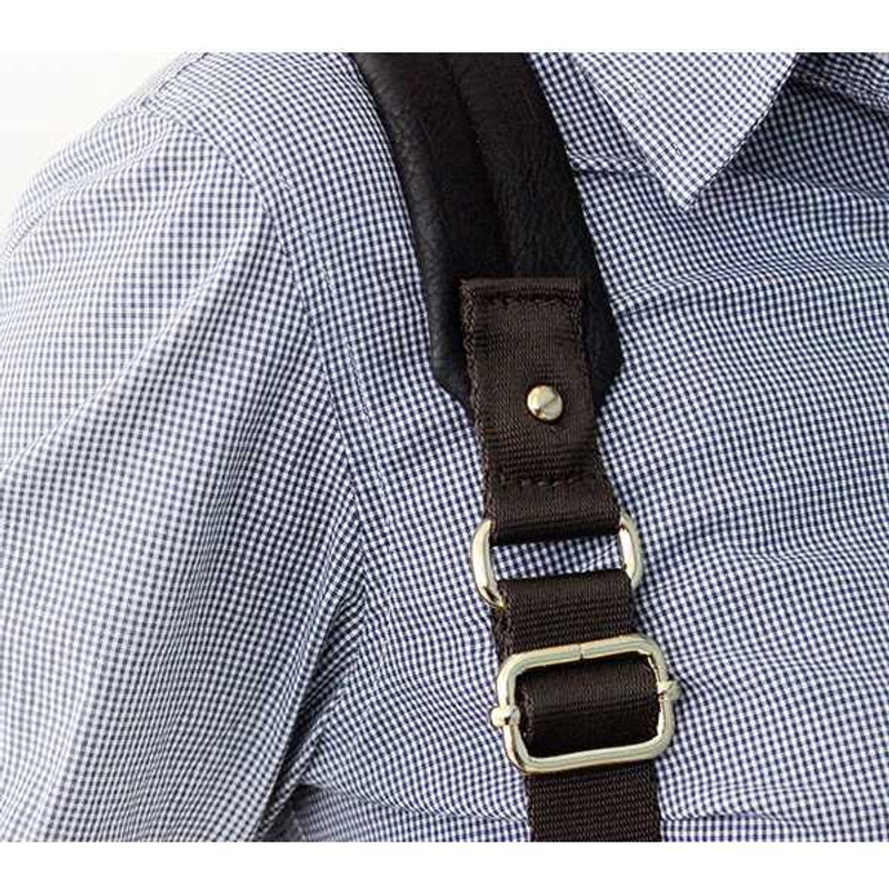 Monopoly Wanna be professional leather small backpack