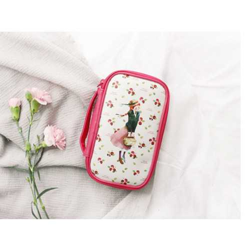 Indigo Anne classic story cosmetic beauty pouch Indigo Anne classic story cosmetic beauty pouch