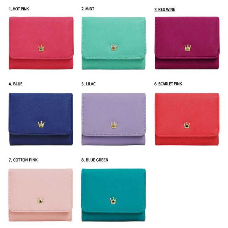 Donbook Crown saffiano leather small wallet K