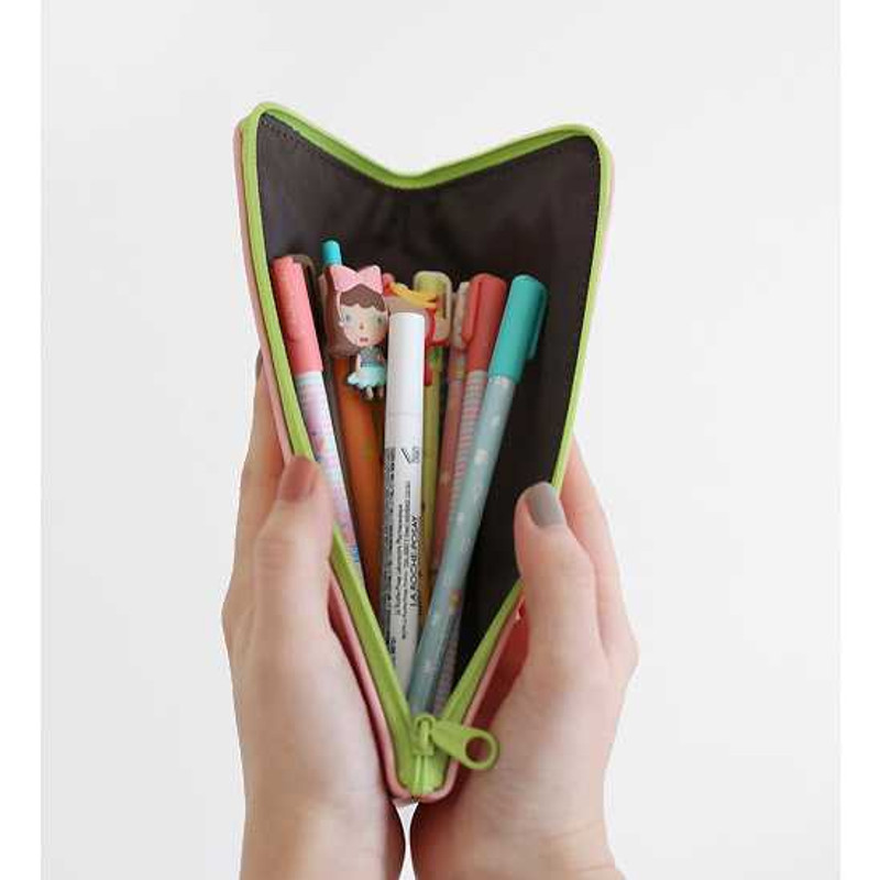 Romane Hellogeeks from the forest zipper pencil case